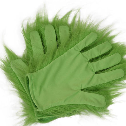 Christmas Thief Green Hair Monster Headgear