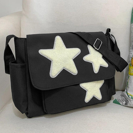 Japanese Style Female Pentagram Crossbody Bag Casual Shoulder Messenger Bag