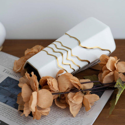 Ceramic Flower Vase Simple Home Hotel Decor Hydroponic Planting Container