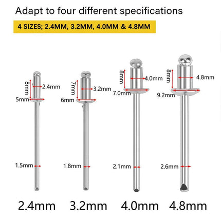 Household Single Manual Rivet Gun Core-pulling Rivet Saving Manual Rivet Gun