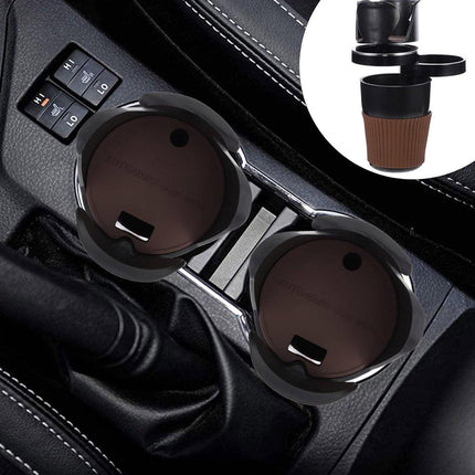 Multifunctional Car Cup Holder Storage Box Drink Organiser Vehicle Accessories