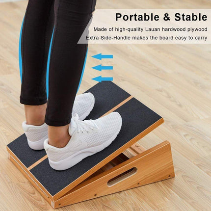 Wooden Adjustable Stretching Plate Fitness Equipment Exercise Angle Stretcher