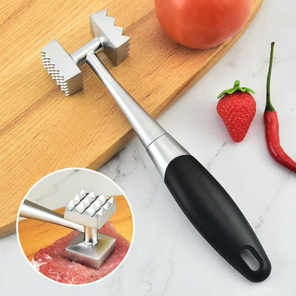 Stainless Steel Meat Tenderizer Hammer Kitchen Tool for Cooking and BBQ Use
