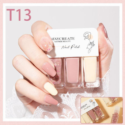 Fashion 11 Styles 3 in 1 One Step Gel Nail Polish Quick Drying Gel Varnish 12ml - Aimall