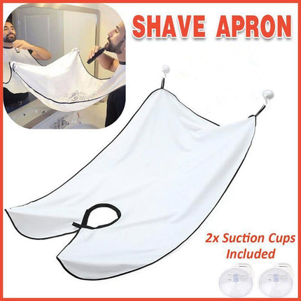 Facial Hair Beard Shave Apron Cape Shaving Bib Whisker Trimming Catcher - Aimall