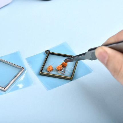 31PCS DIY Silicone Resin Mold Jewelry Casting Epoxy Pendant Tray Mould Craft Kit - Aimall