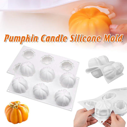 Halloween Silicone Chocolate Cake Mold Pumpkin Mold Baking DIY Handmade Soap