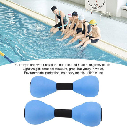 2pcs Aquatic Exercise Dumbbells for Ladies and Youth Home Gym Fitness Equipment