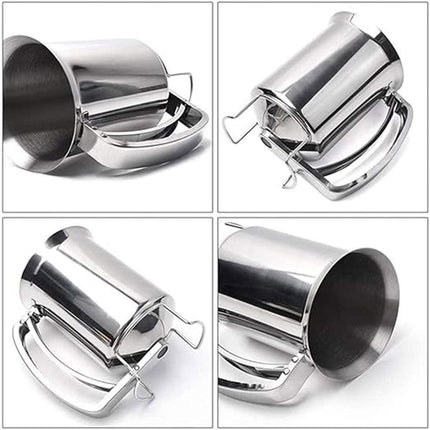 Stainless Steel Handheld Batter Dispenser Cake Funnel Mixing Separator Tool