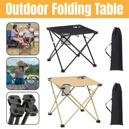 Portable Oxford Cloth Camping Folding Table Chair Waterproof Outdoor BBQ Fishing