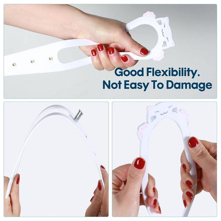 2PCS Pet Door Blocker Room Prevent Dogs From Entering Cat Elastic Cat Free Access Adjustable