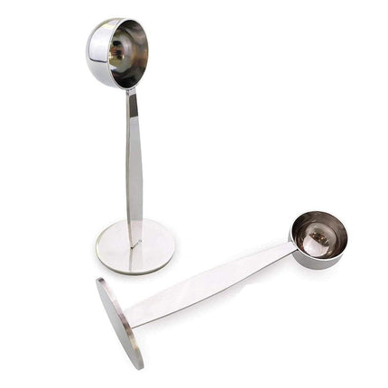 2-in-1 Coffee Spoon Espresso Measuring Spoon Powder Tamper Coffee Scoop Tamping