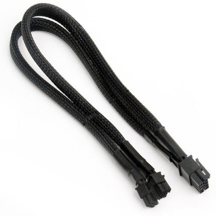 Dual Mini 6 Pin to 8 Pin PCI-E Video Card Power Cable Y Splitter 18AWG Mac Pro - Aimall