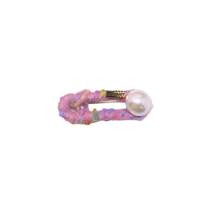 Colourful Knitted Hair Clip Fashion Hair Accessory for Women Cute Bangs Clip