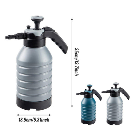 Pressure Pump Spray Bottle 2L Easy Pump Adjustable Nozzle Garden Watering Flower