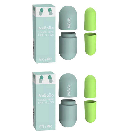 1/2/4 Pairs Soundproof Capsule Earplugs Noise Reduction Ear Plugs for Sleeping