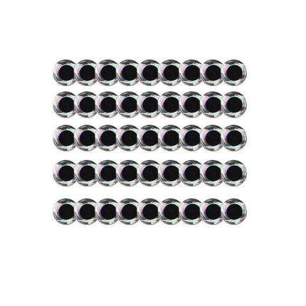 100PCS Fish Eyes 3D Holographic Lure Eyes Fly Tying Jigs Crafts Dolls - Aimall