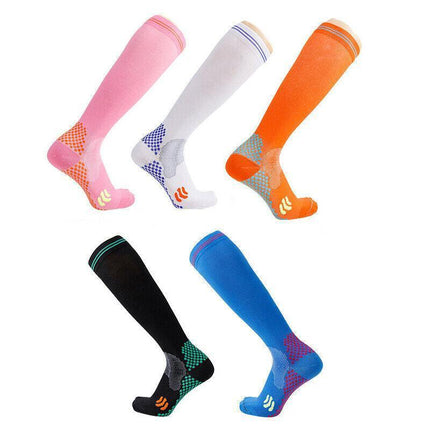 Compression Socks Miracle Copper Anti Fatigue Unisex Travel DVT Comfort 2XL - Aimall