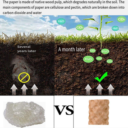 Cowhide Pressure Bubble Paper Roll Shock Absorbing Biodegradable Cushioning Wrap