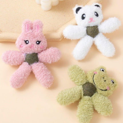 Cat Teething Toy Gnawing Doll Chew Toy for Dental Health Stress Relief Kitten