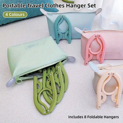 Portable Foldable Clothes Rack Travel Drying Stand for Home and Outdoor Use