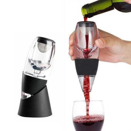 New Magic Decanter Essential Red Wine Aerator Sediment Filter - Aimall