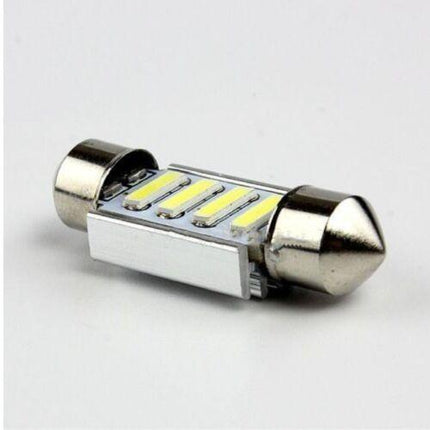 31MM FESTOON 7020 4SMD LED 4x INTERIOR DOME MAP LIGHT BULB GLOBE 12V - Aimall
