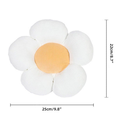 Plush Headrest Neck Pillow Cute Flower Cushion Soft Travel Support for Neck Rest