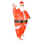 Inflatable Santa Claus Costume Party Event Performance Outfit for Grown-ups and Kids