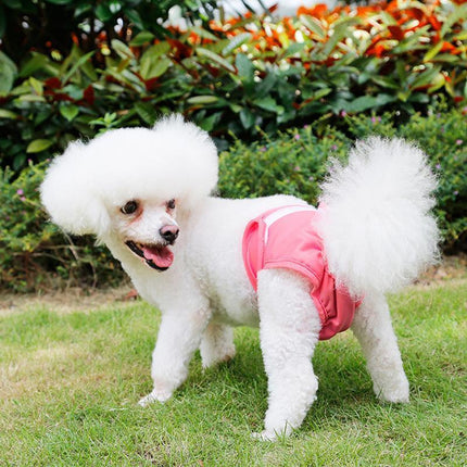 Female Dog Puppy Nappy Diapers Wrap Band Sanitary Pants Underpants XS-XL OZ Black - Aimall