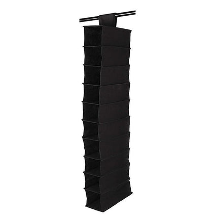 10 Tier Clothes Organiser Wardrobe Hanging Storage Closet Shoes Hanger Bag AU - Aimall