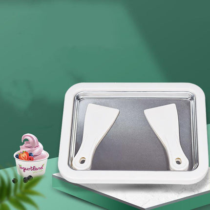 Ice Cream Maker Yogurt Frozen Pan Mini Fried Yogurts Machine Rolled Homemade DIY - Aimall