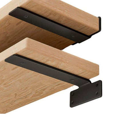 Heavy Duty Shelf Bracket Black L Shape Shelf Bracket Hidden Steel Bracket Shelve