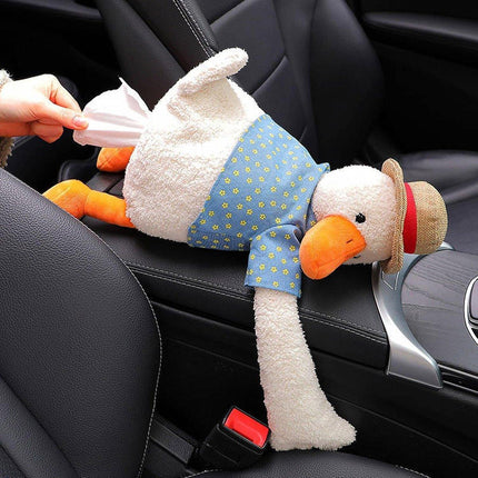 Cute Cartoon Tissue Box Holder for Car Home Female Auto Accessories Paper Case