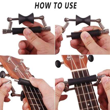 2X Tuning Tone Electric Guitar Guitar Adjustable Capo Sliding Capo Rolling Capo