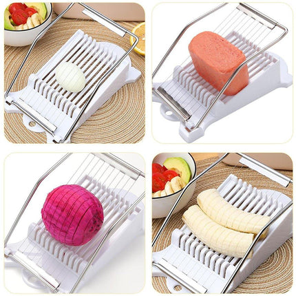 4PCS Kitchen Ham Lunch Meat Slicer Food Cutter Easy Use Tool for Perfect Slices