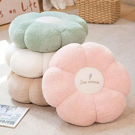 Pumpkin Floor Cushion Thickened Tatami Window Seat Pad Bedroom Backrest Pillow