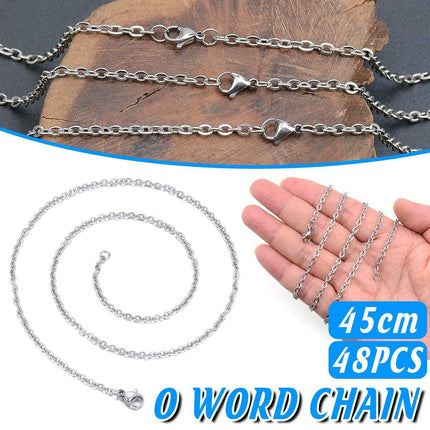 48pcs O Chain Jewelry Making Kit Versatile Necklace DIY Universal Jewellery Set