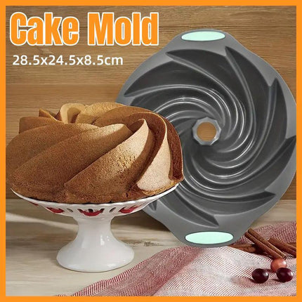 Silicone Cake Mould Non-Stick Baking Mould for Cupcakes Brownies and Desserts