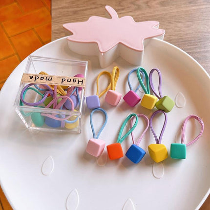 Hair Band Child Accessories Elastic Multi Colour Fashion Girls Small - Aimall