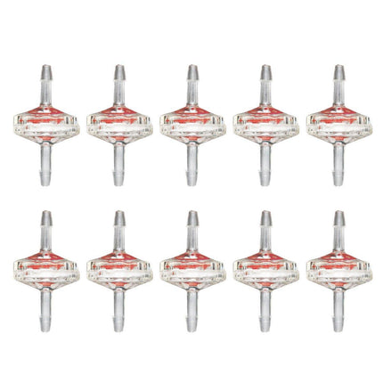 10pcs Plastic Check Valve Water Air Stop Valve for Aquarium Fish Tank Air Pump