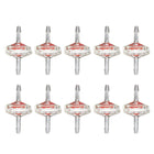 10pcs Plastic Check Valve Water Air Stop Valve for Aquarium Fish Tank Air Pump