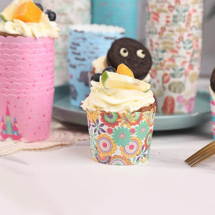 500pcs Colorful Cupcake Muffin Baking Cups Greaseproof Nonstick Paper Liners