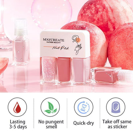 Fashion 11 Styles 3 in 1 One Step Gel Nail Polish Quick Drying Gel Varnish 12ml - Aimall