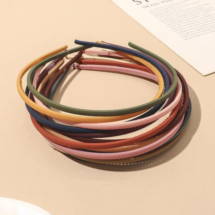 Women Frosted Headband Hairband Lady Hair Hoop Hair Accessories Headwear Decor - Aimall