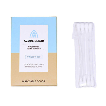 50 Hotel Guesthouse Cotton Swab Packs Disposable Ear Cleaning Kits Travel