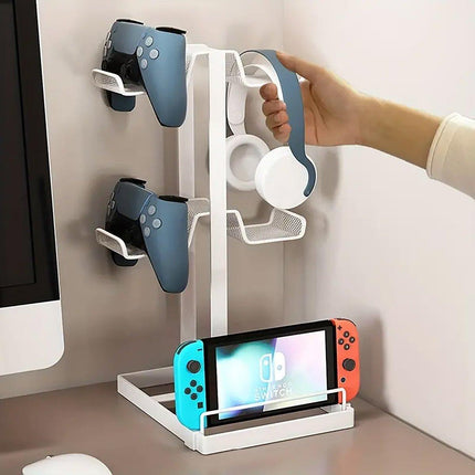 Headphones and Game Controller Holder Stand Desk Bracket for Accessories Display