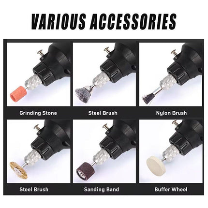 100/147pcs Electric Mill Set Accessories Grinding Cutting Drilling Tool Kit