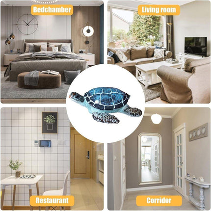 Resin Sea Turtle Aquarium Ornament Underwater Decor for Home and Fish Tank Use