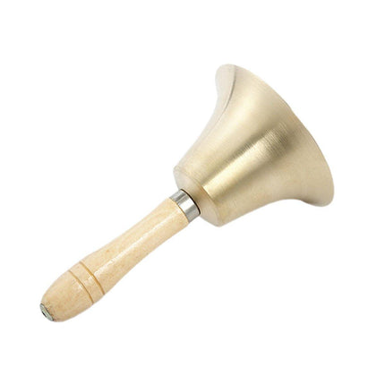 Wooden Handle Hand Bells Christmas Pet Bells Classroom Call Rattles Party Bell